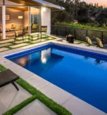 Endless pool for home fitness and relaxation in a modern UAE villa