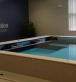 Hydrotherapy pool in a modern wellness center in the UAE