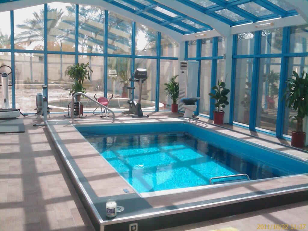 Commercial swimming pool equipment and accessories